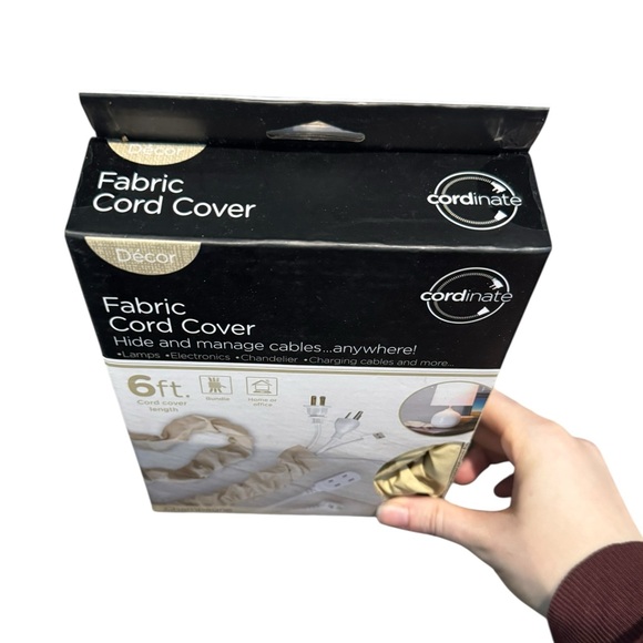 Other - Coordinate Fabric Cord Cover - Black